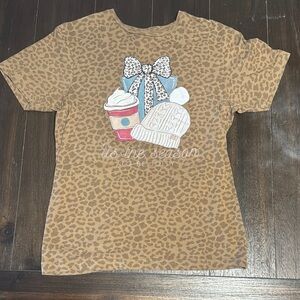 Leopard Print Kids T-Shirt